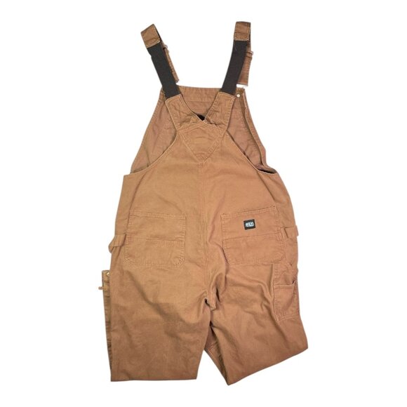 Key Size 40 Brown Cotton Overalls Carpenter *30.5" Inseam - Picture 3 of 16